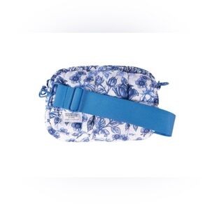 Simply Southern Blue and White Floral Crossbody Bag
